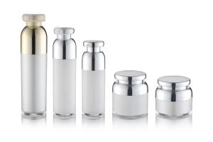 Cosméticos de garrafa sem ar high-end