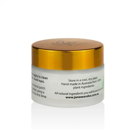Recipiente de vidro para creme facial cosmético